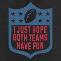 I Just Hope Both Teams Have Fun 7 Panel Mesh Trucker Snapback Hat