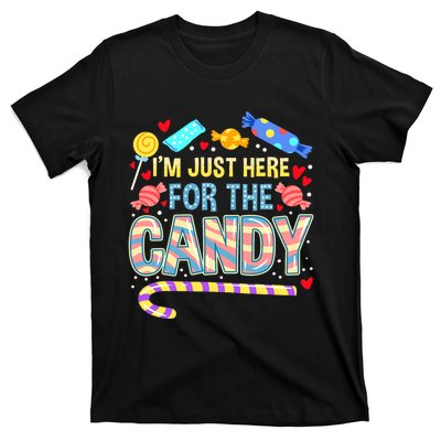 IM Just Here For The Candy Halloween T-Shirt