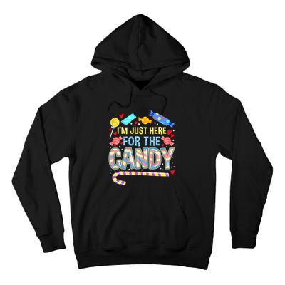 IM Just Here For The Candy Halloween Tall Hoodie