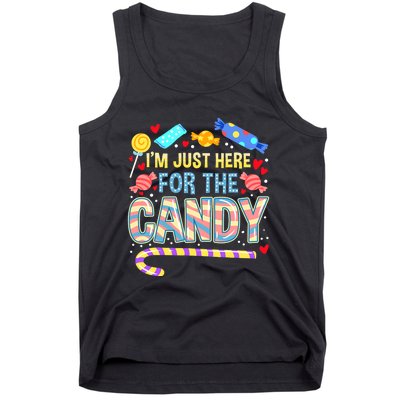 IM Just Here For The Candy Halloween Tank Top