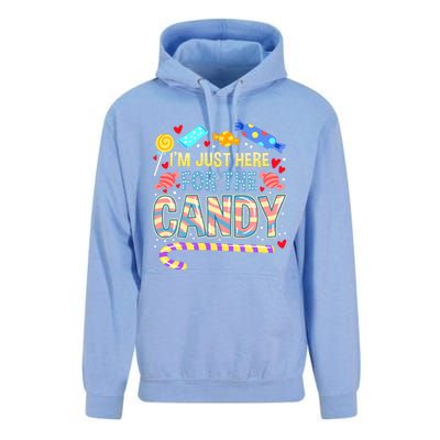 IM Just Here For The Candy Halloween Unisex Surf Hoodie