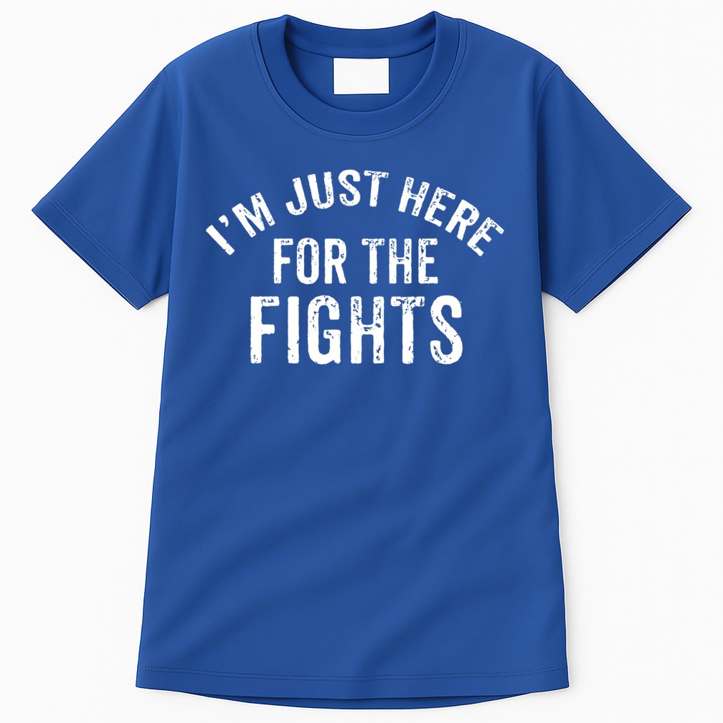 I'm Just Here For The Fights Funny Hockey Cute Gift Tall T-Shirt