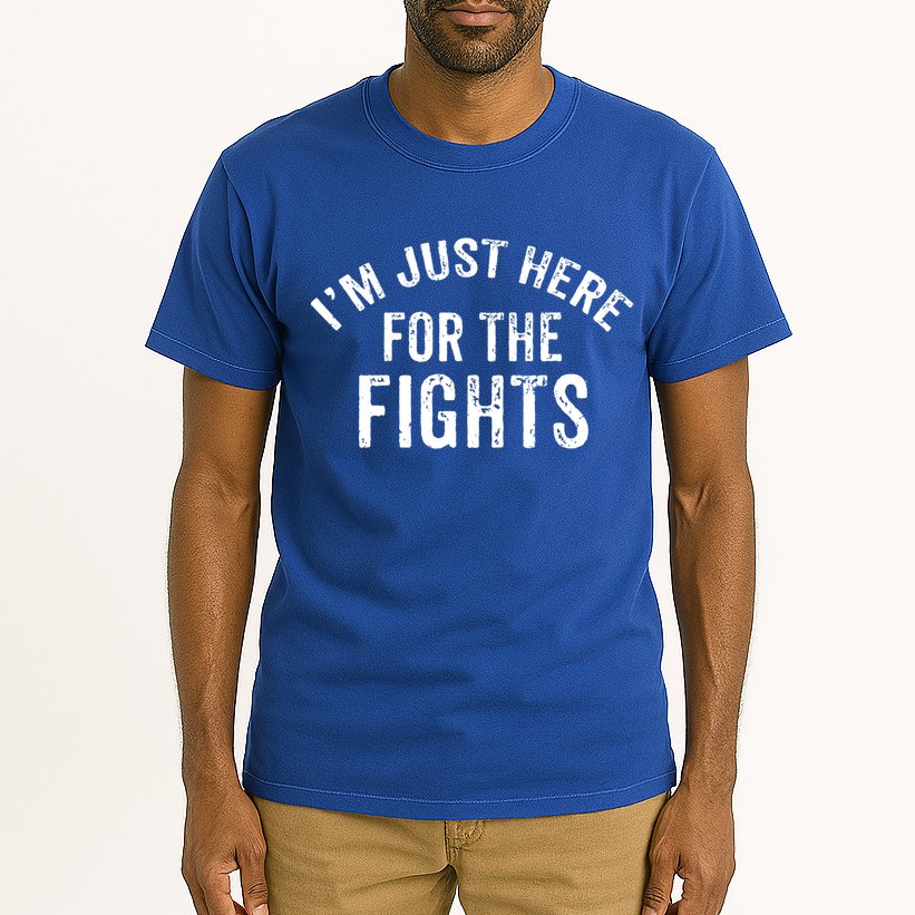 I'm Just Here For The Fights Funny Hockey Cute Gift Tall T-Shirt