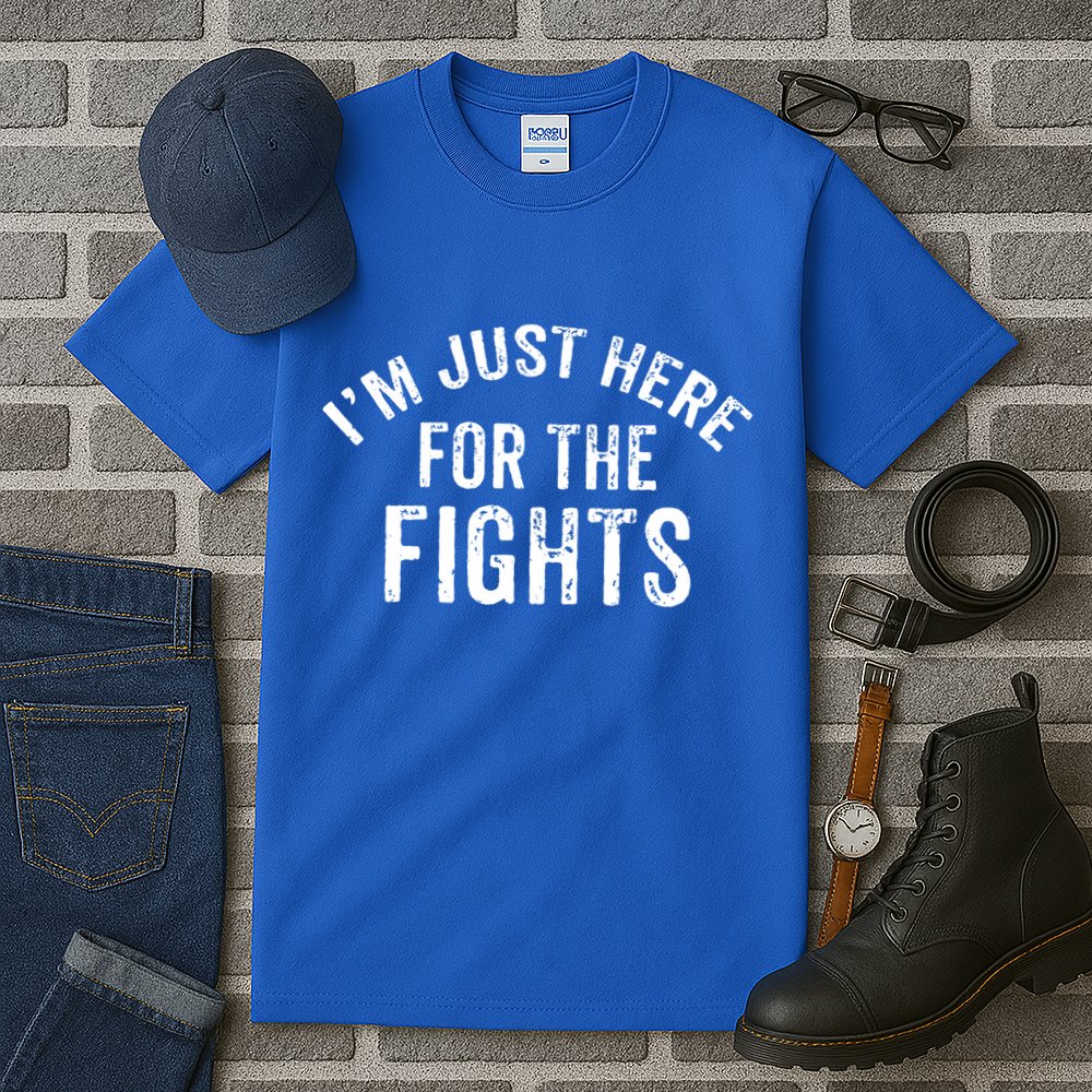 I'm Just Here For The Fights Funny Hockey Cute Gift Tall T-Shirt