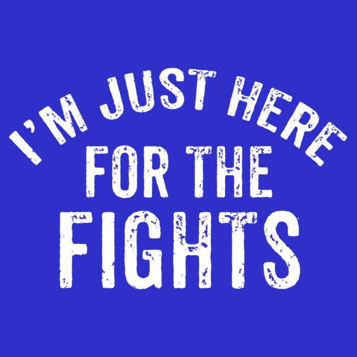I'm Just Here For The Fights Funny Hockey Cute Gift 16 in Basic Backpack