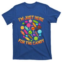 Im Just Here For The Candy Funny Halloween Pun T-Shirt