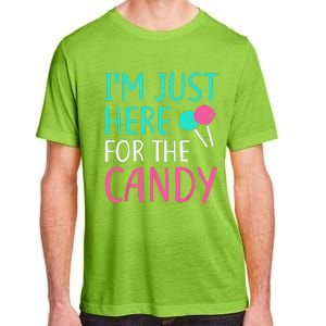 Im Just Here For The Candy Halloween Adult ChromaSoft Performance T-Shirt