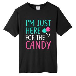 Im Just Here For The Candy Halloween Tall Fusion ChromaSoft Performance T-Shirt