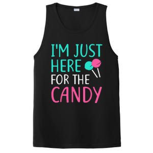 Im Just Here For The Candy Halloween PosiCharge Competitor Tank