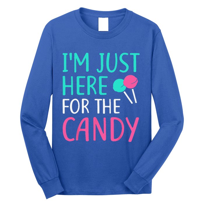 Im Just Here For The Candy Halloween Long Sleeve Shirt