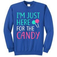 Im Just Here For The Candy Halloween Sweatshirt