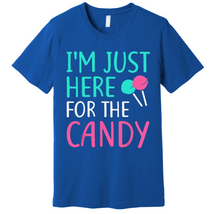 Im Just Here For The Candy Halloween Premium T-Shirt