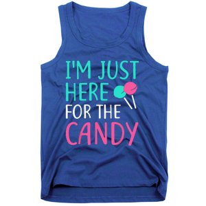 Im Just Here For The Candy Halloween Tank Top