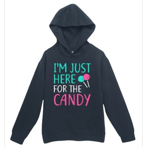 Im Just Here For The Candy Halloween Urban Pullover Hoodie