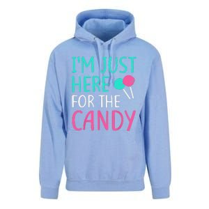 Im Just Here For The Candy Halloween Unisex Surf Hoodie