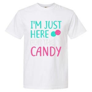 Im Just Here For The Candy Halloween Garment-Dyed Heavyweight T-Shirt