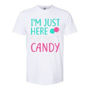 Im Just Here For The Candy Halloween Softstyle CVC T-Shirt