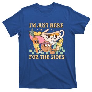 I'm Just Here For The Sides Vegetarian Vegan Thanksgiving  T-Shirt