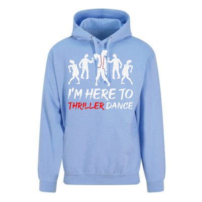 Im Just Here To Thriller Dance Halloween For Unisex Surf Hoodie