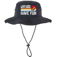 I Just Hope Both Teams Have Fun Retro Football Funny Bucket Hat