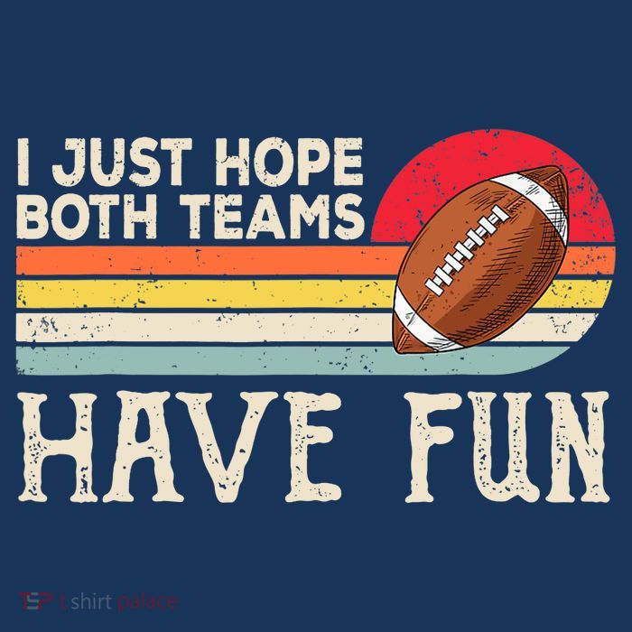 I Just Hope Both Teams Have Fun Wo Or Funny Football Pom Pom 12in Knit Beanie
