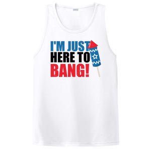 Im Just Here To Bang Firework 4th Of July PosiCharge Competitor Tank