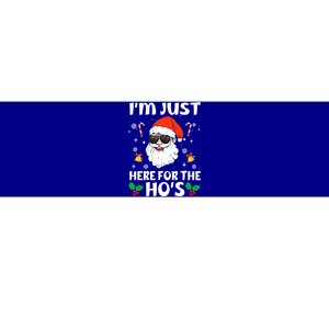 Im Just Here For The Hos Inappropriate Christmas Adult Funny Cute Gift Bumper Sticker