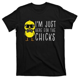 Im Just Here For The Chicks Cute Easter T-Shirt