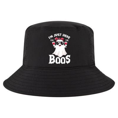 Im Just Here For The Boos Cute Ghost Funny Halloween Cool Comfort Performance Bucket Hat