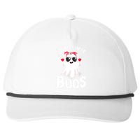 Im Just Here For The Boos Cute Ghost Funny Halloween Snapback Five-Panel Rope Hat