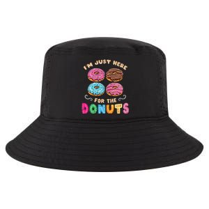 Im Just Here For The Donuts Candy Lover Cool Comfort Performance Bucket Hat