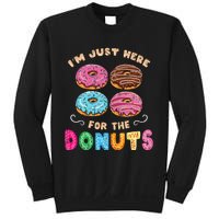 Im Just Here For The Donuts Candy Lover Sweatshirt