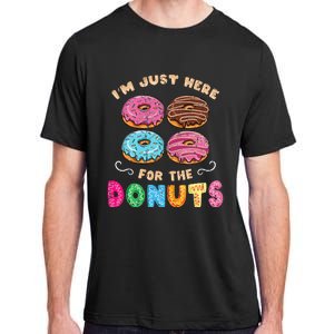 Im Just Here For The Donuts Candy Lover Adult ChromaSoft Performance T-Shirt