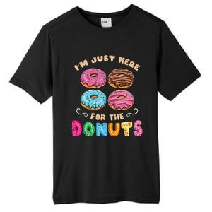 Im Just Here For The Donuts Candy Lover Tall Fusion ChromaSoft Performance T-Shirt