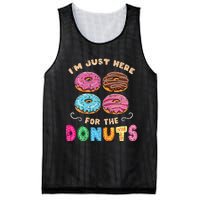 Im Just Here For The Donuts Candy Lover Mesh Reversible Basketball Jersey Tank