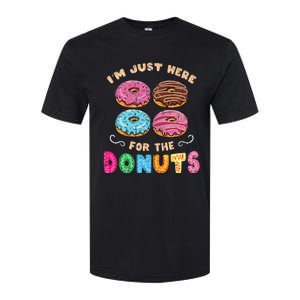 Im Just Here For The Donuts Candy Lover Softstyle CVC T-Shirt