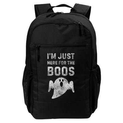Im Just Here For The Boos Hilarious Diy Halloween Costume Daily Commute Backpack