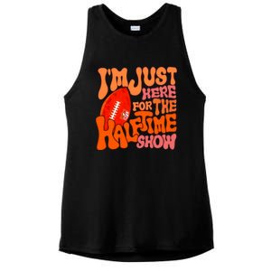 I’m Just Here For The Half Time Show Ladies PosiCharge Tri-Blend Wicking Tank