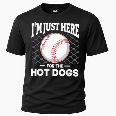 I'm Just Here For The Hot Dogs Summer Baseball Game Hotdog Performance Shirt