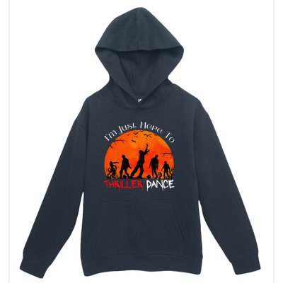 IM Just Here To Thriller Dance Zombie Dancing Moonlight Urban Pullover Hoodie