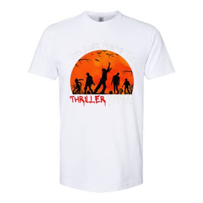 IM Just Here To Thriller Dance Zombie Dancing Moonlight Softstyle CVC T-Shirt