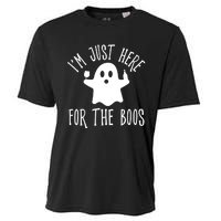 Im Just Here For The Boos Cute Drinking Squad Halloween Cooling Performance Crew T-Shirt