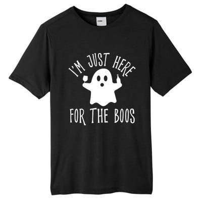 Im Just Here For The Boos Cute Drinking Squad Halloween Tall Fusion ChromaSoft Performance T-Shirt