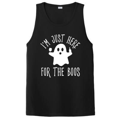 Im Just Here For The Boos Cute Drinking Squad Halloween PosiCharge Competitor Tank