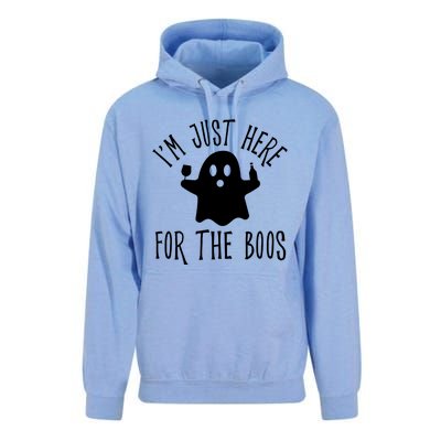 Im Just Here For The Boos Cute Drinking Squad Halloween Unisex Surf Hoodie