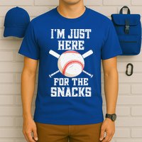 I'm Just Here For The Snacks Vintage Baseball T-Shirt