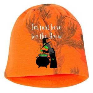 IM Just Here For The Boos Beer Brew Halloween Witch Kati - Camo Knit Beanie