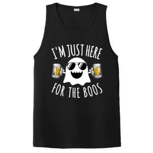 Im Just Here For The Boos Halloween Costume Beer Ghost Gift PosiCharge Competitor Tank