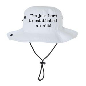 I'm Just Here To Established An Alibi Legacy Cool Fit Booney Bucket Hat