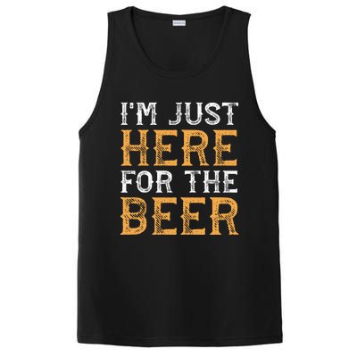 I'm Just Here For The Beer Funny Ing Gift PosiCharge Competitor Tank